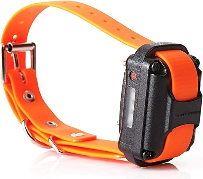 Educator PE-090 Add-A-Dog Receiver Collar – Compatible with ET-300, ET-400, EZ-900 & PE-900 Training Systems – Includes 3/4" Biothane Collar Strap – Expand 1-Dog System to 2 Dogs, Orange