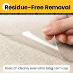 Cat Scratch Furniture Protector-12 Pack Single Side Couch Protector, Clear Anti Cat Furniture Protector,Training Tape, 12 Pack+ 52 Pins