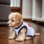4 Pack Dog Shirts Summer Printed Puppy Clothes Cute Sleeveless Pet T Shirts Dog Clothes for Small Medium Dogs Cats Girl(XL)