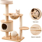 Generic Cat Tree Tower Integrated Cat Nest Climbing Frame Scratching Post House Pet Toy