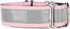 If It Barks - 1.5" Reflective Martingale Collar for Dogs - Adjustable - Made in USA - Strong, Durable, and Comfy - Ideal for Training - Suitable for Most Breeds - Medium, Pink
