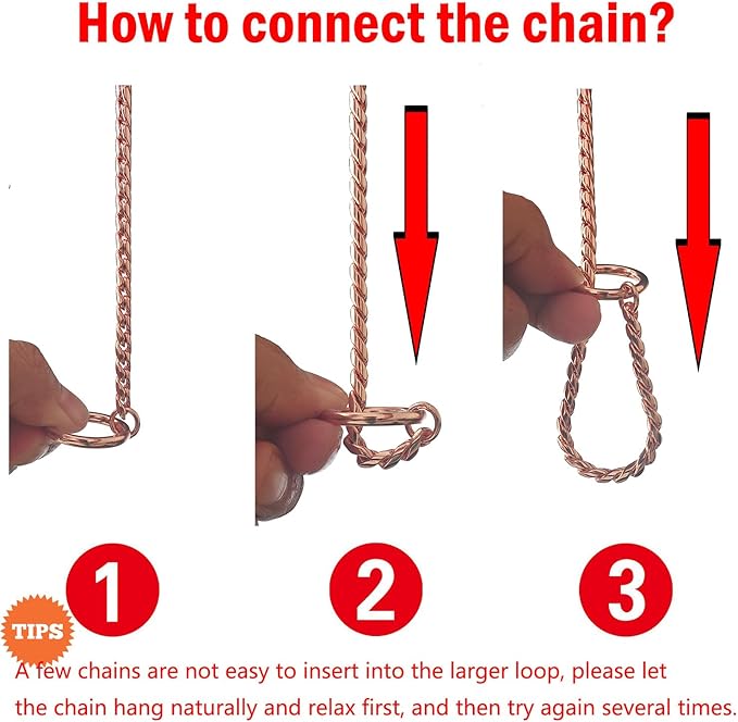 Heavy Duty Dog Choke Collar Slip Dog P Chain Snake Collar Plating Anti-Rust Dog Training Collars for Small Large Dogs Black/Gold/Silver/Rose Gold 15.5in-29.5in (17.5in, Rose Gold)