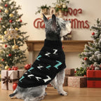 Dog Sweaters for Small Dogs Boy Girl Puppy Pullover Sweater Cold Weather Cable Knitwear Thick Warm Outfits for Chihuahua Bulldog Dachshund Pug Yorkie (Black-XS)