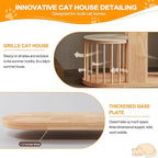 75 inch Cat Tree Tower for Indoor Cats Large Adult, Modern Big Cat Climbing Tower, Tall Cats Post, Corner Wood Cute Cat Condo with Sisal Scratching Posts