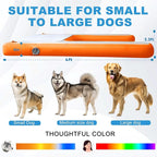 VOFiTNY Inflatable Dog Pool Ramp Portable Floating Ladder for Dogs, Puppy Docks, and Water Plank for Inground Pools and Lakes (4ft x 3.3ft x 4in, Orange)
