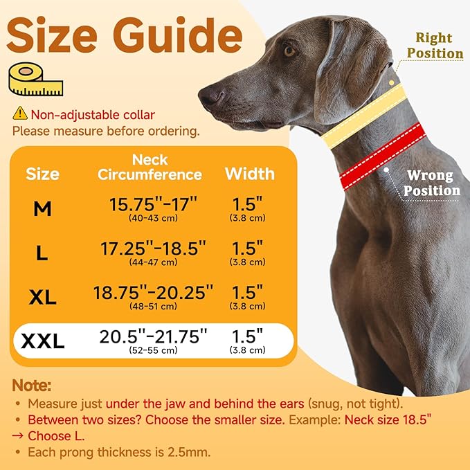 Mayerzon Martingale No Pull Collar for Medium Large Dogs, Walking Training Collar for Dogs German Shepherd Boxer Rottweiler That Pull, Reflective, with 360° Swivel Ring and Release Buckle(XXL, Black)