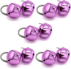 Large Dog Bells, Collar Loud Bells, Pet Tracker，Pet Loss Prevention, Handmade Metal(Pink)