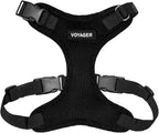 Voyager Step-in Pet Harness - All Weather Mesh, Adjustable Step in Harness for Cats and Dogs by Best Pet Supplies - Black, M
