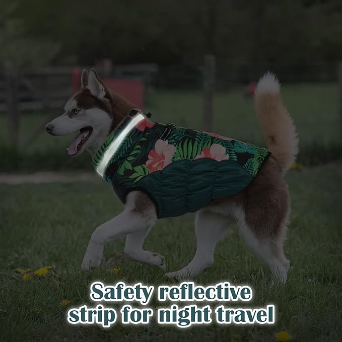 Dog Coats for Small Dogs, Puppy Coat, Warm Winter Jacket, XS Dog Coat with Harness Built in, Waterproof Pet Cold Weather Coats, Puppy Winter Clothes Snowsuit Chihuahua Maltese,XS