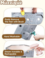 Large Cat Tunnel House Bed for Indoor Cats, w/Hair Brush, DIY Expandable Modular Felt Pet Castle, Clawsable Multi Layer Kitten Scratcher Nest, Peekaboo Small Dogs Puppy Cave, 3 Perch Kitty Furniture