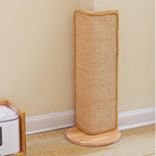 SHENGOCASE 27.5-Inch Tall Sisal Cat Scratching Post, Corner Couch Protector, Wall Corner Mounted (2pcs)