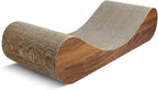 Simple Delxue Horizontal Cat Scratcher Pad, 23.6" Large Cat Scratcher Cardboard Lounge Bed, 100% Recyclable & Reversible Durable Cat Scratching Board