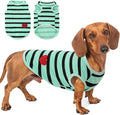 Dog Shirts for Medium Dogs, Striped T-Shirts Pets Vest Pet Apparel Tee Shirts Dog Tank Top Spring Summer Suitable for Chihuahua French Bulldog Bichon Shih Tzu
