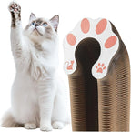 2-Pack Cat Scratcher Toy - Magic Organ Cat Scratching Board with Bell Balls for Indoor Cats Interactive Cardboard Cat Toy Scratcher Furniture Protection