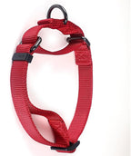 Premium Nylon Adjustable Anti-Escape Martingale Dog Collars,Comfort and Silky Dog Collar with Heavy Duty Metal D-Ring for Medium Dogs Walking,Training. (Chili Pepper, Medium)