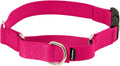 PetSafe Adjustable Martingale Collar - Improves Leash Manners - Escape Prevention - Gentle Behavior Training - Durable Nylon - Alternative to Choke Collar - Medium 3/4" - Raspberry Pink