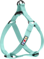 Pawtitas Solid Step-in Dog Harness – Adjustable No-Pull Vest for Puppies to Seniors, Safe & Comfortable XS Teal