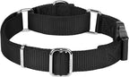 Martingale Collar for Dogs with Quick Release Buckle, Heavy-Duty Solid Color Nylon Training Collars - Adjustable No-Slip Design for Medium & Large Dog