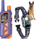 Dog Training Collar with Remote - 3300Ft & IP67 Waterproof Dog Training Collar with Beep Vibration Static & No Static Modes, Shock Collar for 5-120lbs Small Medium Large Dogs, Security Lock,Flashlight