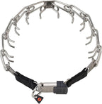 Herm Sprenger - Ultra-Plus Prong Dog Training Collar with ClicLock - Chrome - 3.20 mm x 18" Neck Size; 22" Chain Length