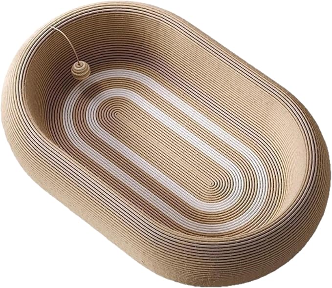 Genérico Scratching Bed for Cats – Sisal Scratching Mat for Furniture Protection – Scratching Post for Cats Nails, for the Floor of Living Room, Bedroom, Home and Apartment
