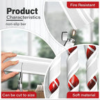 Dog Cat Scratching Windows Sill Protector，Rubber Anti Scracting from Dog Cats for Home Furniture Edge Protection Flexible Rubber L-Type 4x1.6inch Non Slip Cuttable(78.7" White)