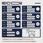 IECOii Dog Coat for Winter - Adjustable Large Dogs Snow Vest Reflective Thermal Jacket for Camping, Climbing, Jogging, Waterproof Cold Weather Coats Windproof, Khaki, Sizes XXXL