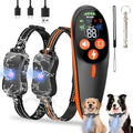 Shock Collar for Dogs 2 Pack, 4000FT IP67 Waterproof 2 Dog Training Collar 4 Training Modes, Shock Collar with Remote Control for Dogs with Light, E Collars for Small Medium Large Dogs (5–150Lbs)