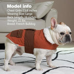 KYEESE Dog Coat Soft Pet Sweater for Cold Weather Warm Pet Winter Puffer Coat with Leash Hole Thick Pets Clothes with Pocket Waterproof Dogs Jacket with Fleece Lined Windproof Dog Coats for Small Dogs
