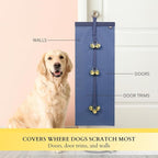 Anti-Scratch Dog Door Bell - Adjustable Puppy Potty Training Bells, Hanging Doorbell to Protect Doors & Trim