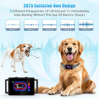 2 Pack Dog Bark Collar, 2025 Bark Collar for Large Medium Small Dogs 5-130 lbs - Smart Rechargeable Anti-Barking Training Collar with 10 Adjustable Sensitivity-Bark Collars with Beep Vibratio (2 Pack)