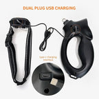Vibrating Dog Collar Dog Training Collar Petsafe Replacement Collar Vibration Collar for Dogs Dog Leash Anti Pulling Anti Tugging Dog Training Collar with Leash Rechargeable, Andino.
