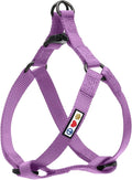 Pawtitas Solid Step-in Dog Harness – Adjustable No-Pull Vest for Puppies to Seniors, Safe & Comfortable S Orchid