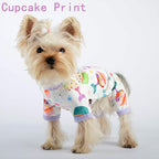 Dog Pajamas for Small Dogs Boy Girl, Dog Clothes Tiny Chihuahua Yorkie Spring Summer Shirt, Cute Puppy Outfit Pjs Jumpsuit Cat Onesie Apparel Pet Clothes