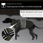 AOFITEE Dog Coat, Warm Dog Jacket with Harness Built in, Waterproof Coats for Small Dogs, Dogs Winter Coat Puffer Jacket with Zipper & Fleece Collar, Pet Snowsuit Sweater for Chihuahua Yorkshire, XS