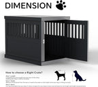 Indoor/Outdoor Dog House, Waterproof Durable Plastic with Locking Door, Ventilation and Raised Floor Design, Easy Assembly, Suitable for Small to Medium Dogs, Gray, 29.65”x 21.34” x 25.28”