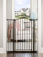 Regalo 36" Extra Tall Home Accent Arch Baby Gate for Doorways & Bottom of Stairs, Pressure Mount for Babies, Toddlers & Pets, Ages 6-24 Months, Tested & Safe, White