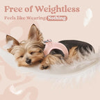 rabbitgoo Small Dog Harness, Step-in Soft Mesh Puppy Vest with Safety Buckle, Breathable Reflective Pet Harness for Small Medium Dogs, Pink L