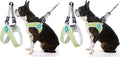 Gooby Simple Step in III Harness - Green, X-Small - Small Dog Harness with Scratch Resistant Outer Vest - Soft Inner Mesh Harness for Small, Medium Dogs (Pack of 2)
