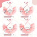 2 Pcs Dog Crown Headband Dog Tutu Dress Set Crystal Rhinestone Tiara Crown Tutu Skirt Pet Dress Costume for Puppy Birthday Party Wedding Photo Prop Costume