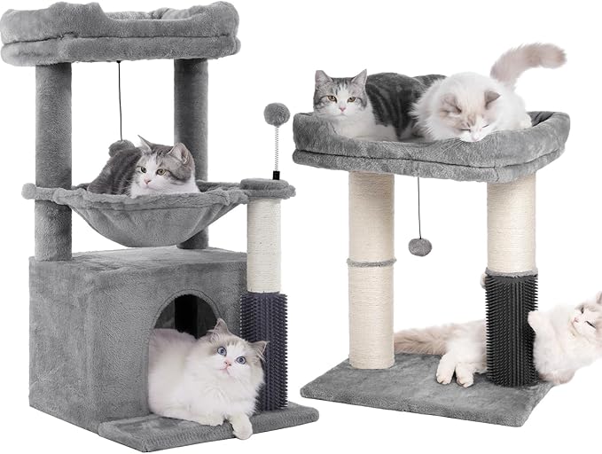 Small Cat Tree with Large Cat Post with Lage Perch and Thick Post
