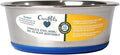 OurPet's DuraPet Premium Dishwasher Safe Stainless Steel Dog Bowl for Food or Water [Multiple Sizes for Small to Large Dogs] in Traditional or Wide Base Design - 2.25 Cup