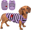 Dog Shirts for Medium Dogs, Striped T-Shirts Pets Vest Pet Apparel Tee Shirts Dog Tank Top Spring Summer Suitable for Chihuahua French Bulldog Bichon Shih Tzu