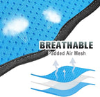 BARKBAY No Pull Dog Harness Large Step in Reflective Dog Harness with Front Clip and Easy Control Handle for Walking Training Running with ID tag Pocke(Blue/Black,M