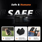 Tiniest Dog Shock Collar, Lightest Dog Training Collar with Remote for Small Dogs 5-15lbs & Medium Large Dogs/Puppies, Waterproof, Rechargeable, 1300ft Range (Black&Ultra Tiny)