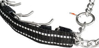 Sprenger Reflective Collar Cover for Prong Training Dog Collars - Lightweight Woven Nylon Suitable for All Weather Excellent Protection Collar from Water and Dirt - Black (2.25mm Prong; 11.5" Length)