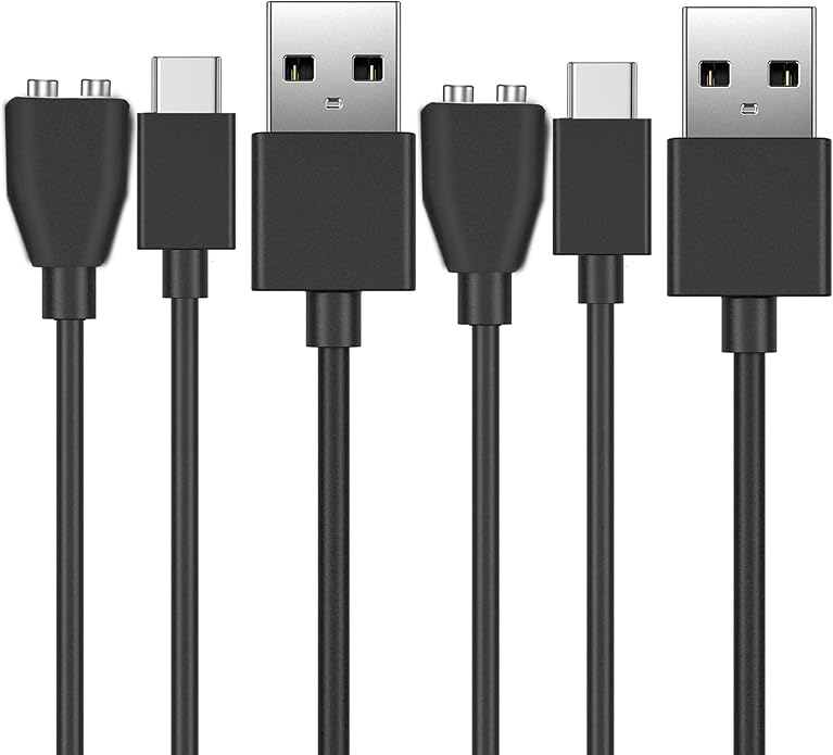 Compatible with Jugbow Dog Shock Collar Charger, USB Charging Cable Dog Training Collar and Remote, 2-in-1 Magnetic Charging and Micro USB Cable Replacement Charger Cable Compatible with Jugbow Dog Shock Collar