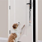 SVD.PET 2 Packs Dog Doorbells to Go Outside for Potty Training, Puppy Dog Bells with Hanging Ring Attachable to Door Knob or Anywhere Near The Door, Height Adjustable, Loud Jingle Bells (Light Pink)