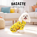 Paiaite Dog Pajamas Onesie: Comfortable Four-Legged Apparel for Small, Medium, & Large Dogs, Polyester Material for Comfort, Wrinkle Resistance, Moisture Wicking, Stretchiness Cute Bee 4XL