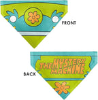 Scooby Doo Pet Bandana Scooby Doo The Mystery Machine Logo Blues Yellow Orange Slip On Collar Bandana Only